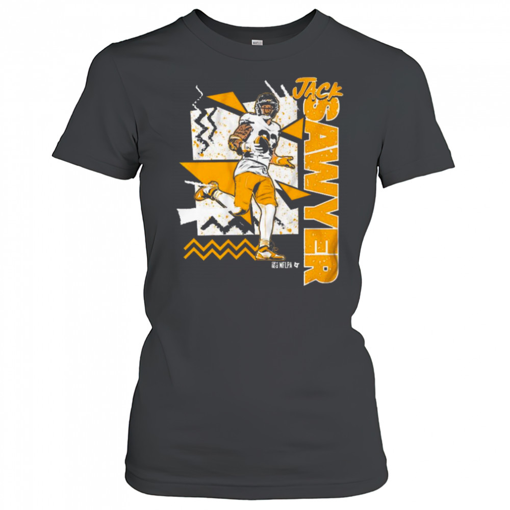 Jack Sawyer Pittsburgh Steelers 90s Style NFL Draft 2025 Vintage t-shirt Women's T-shirt