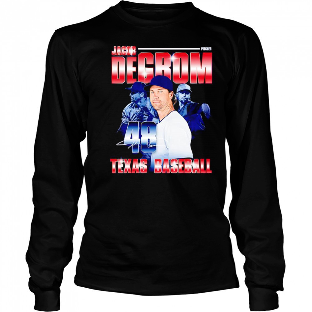 Jacob deGrom retro 90s shirt Long Sleeved