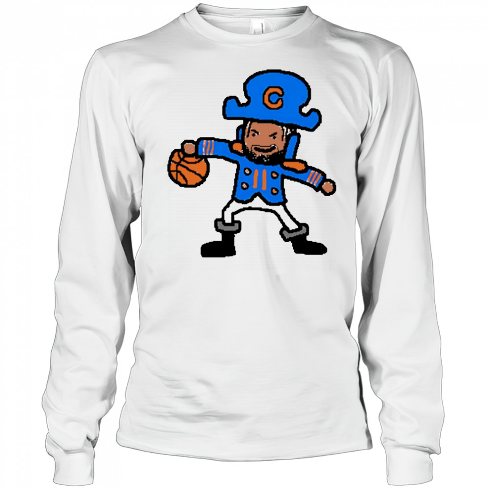 Jalen Brunson Captain Clutch cartoon shirt Long Sleeved