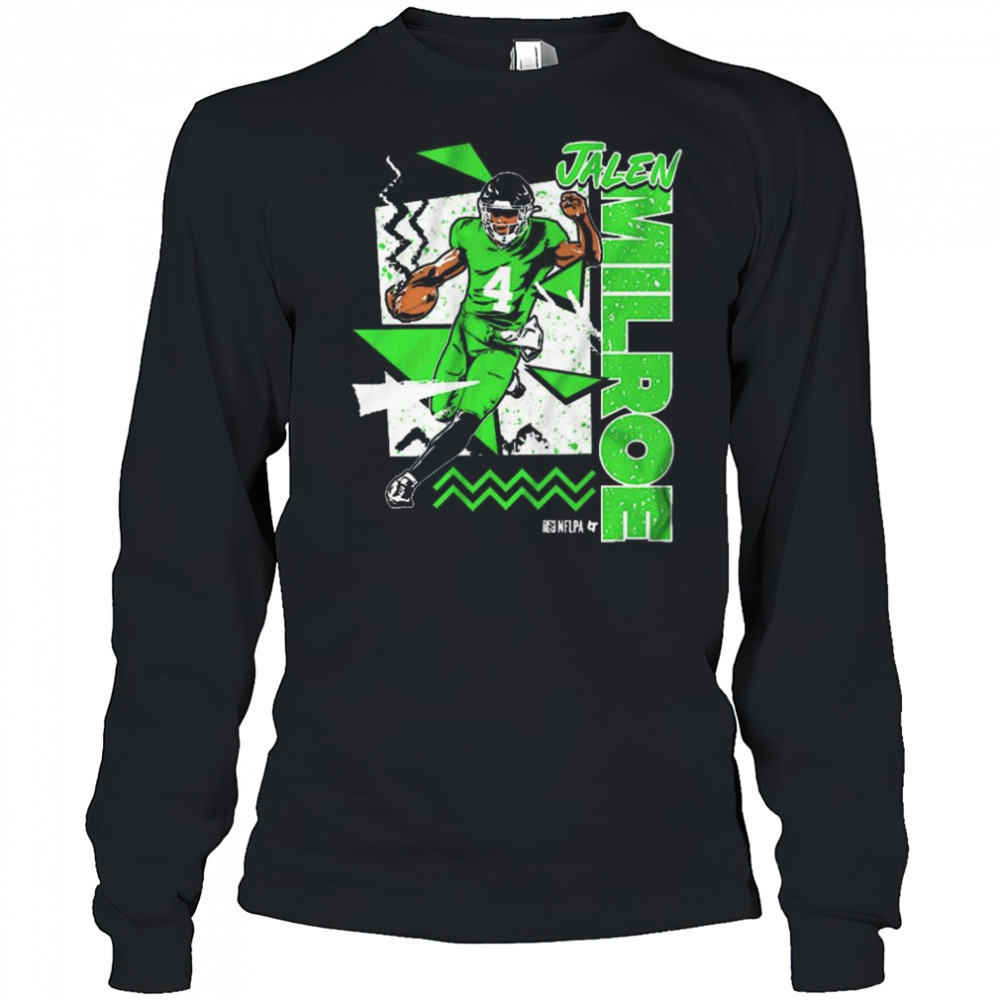 Jalen Milroe Seattle Seahawks 90s Style NFL Draft 2025 Vintage t-shirt Long Sleeved