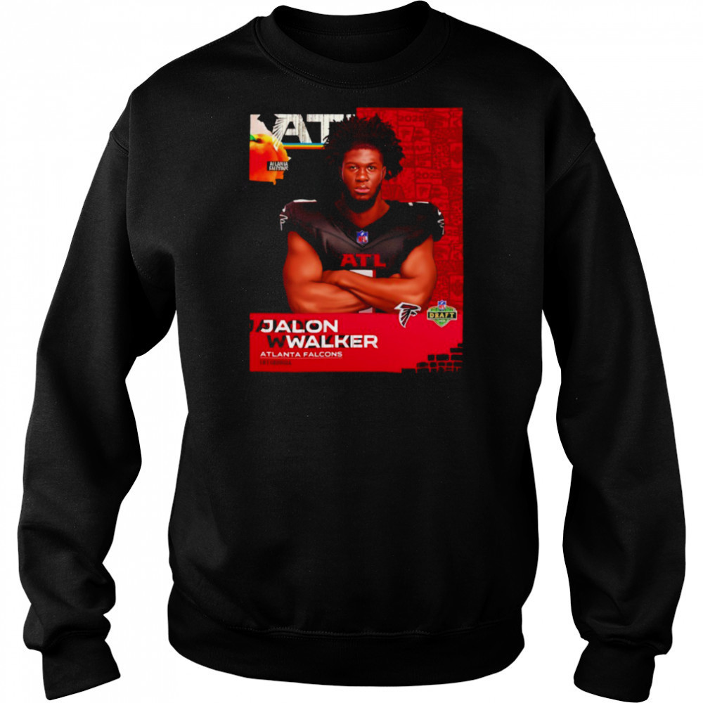 Jalon Walker Atlanta Falcons 2025 NFL Draft art shirt Hoodie