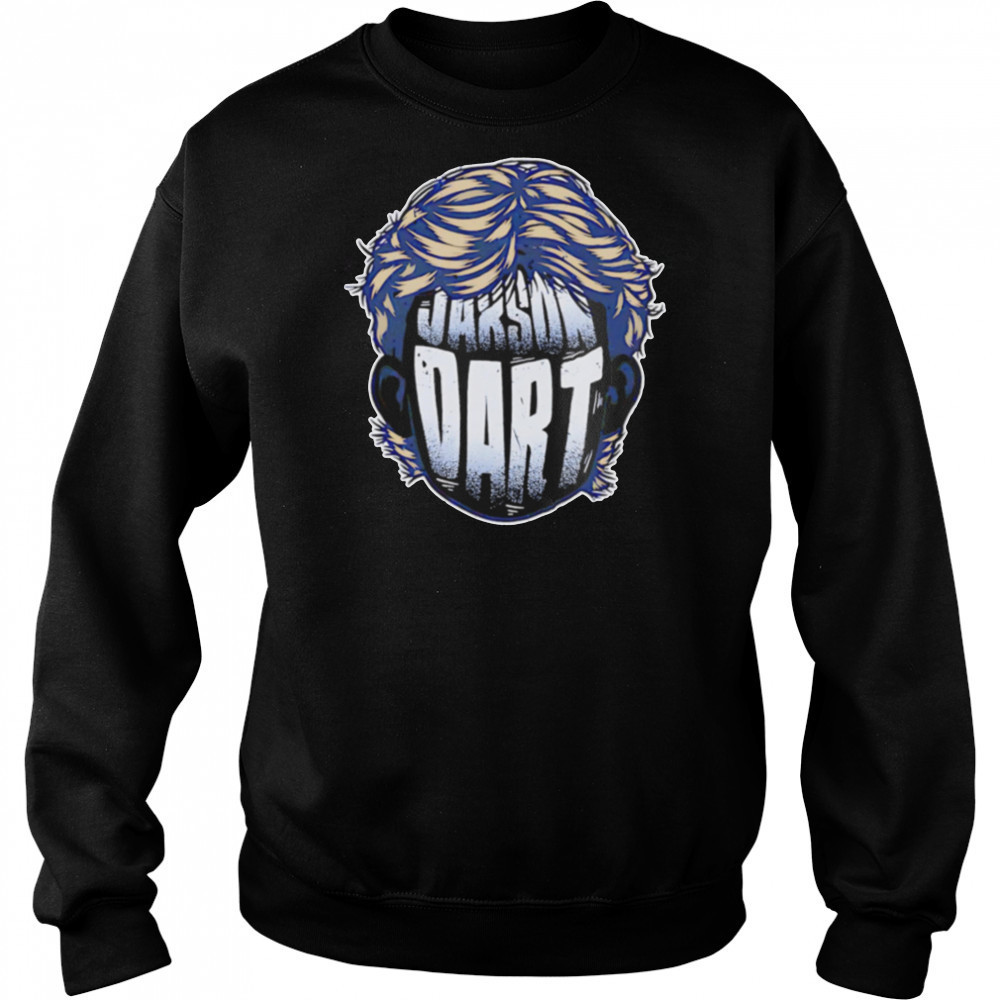 Jaxson Dart New York G Silhouette big face shirt Hoodie