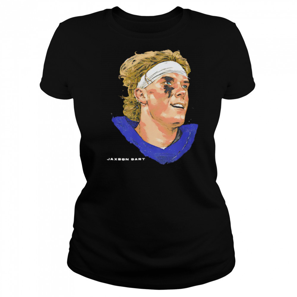 Jaxson Dart New York Giants Portrait shirt Women's T-shirt