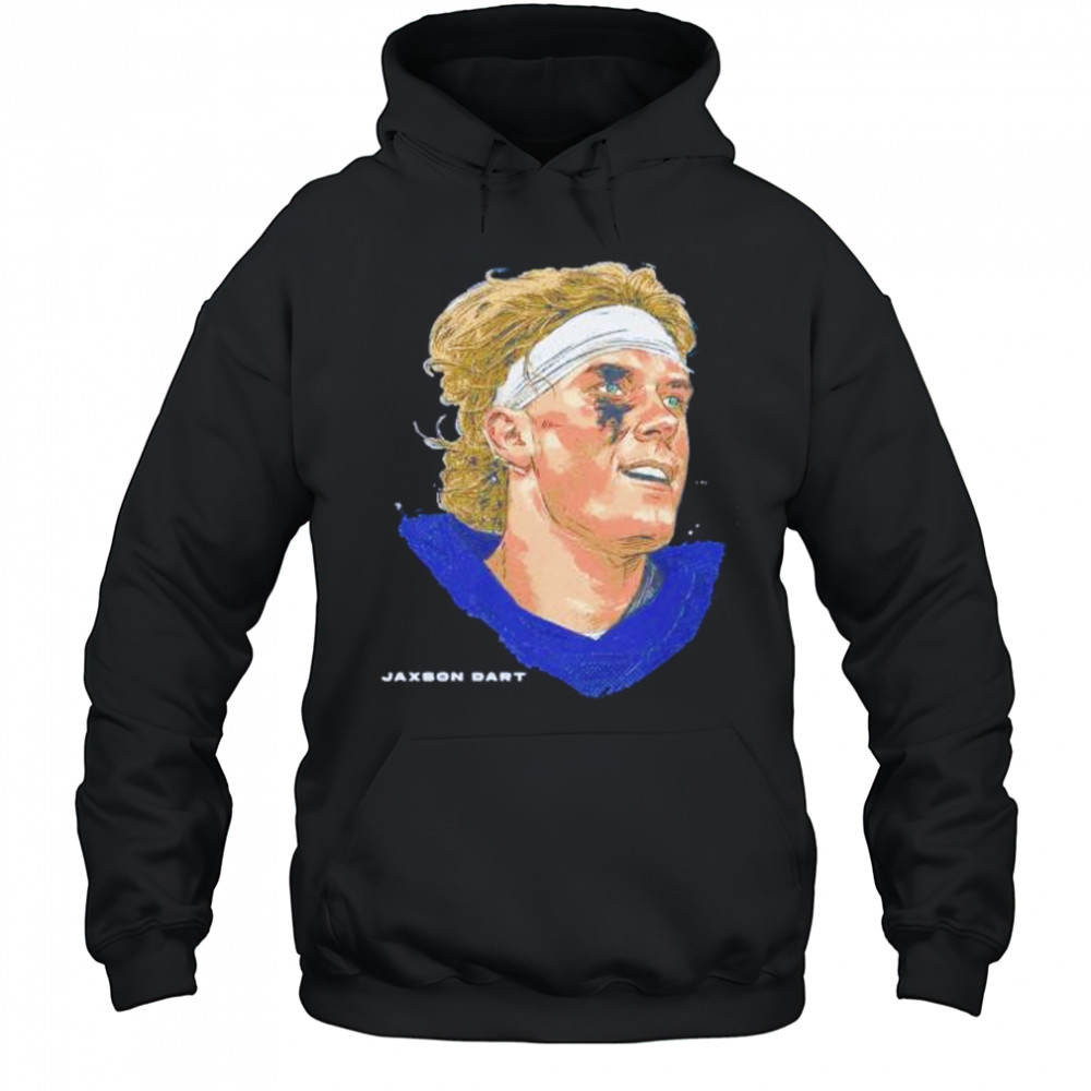 Jaxson Dart New York Giants portrait shirt Hoodie