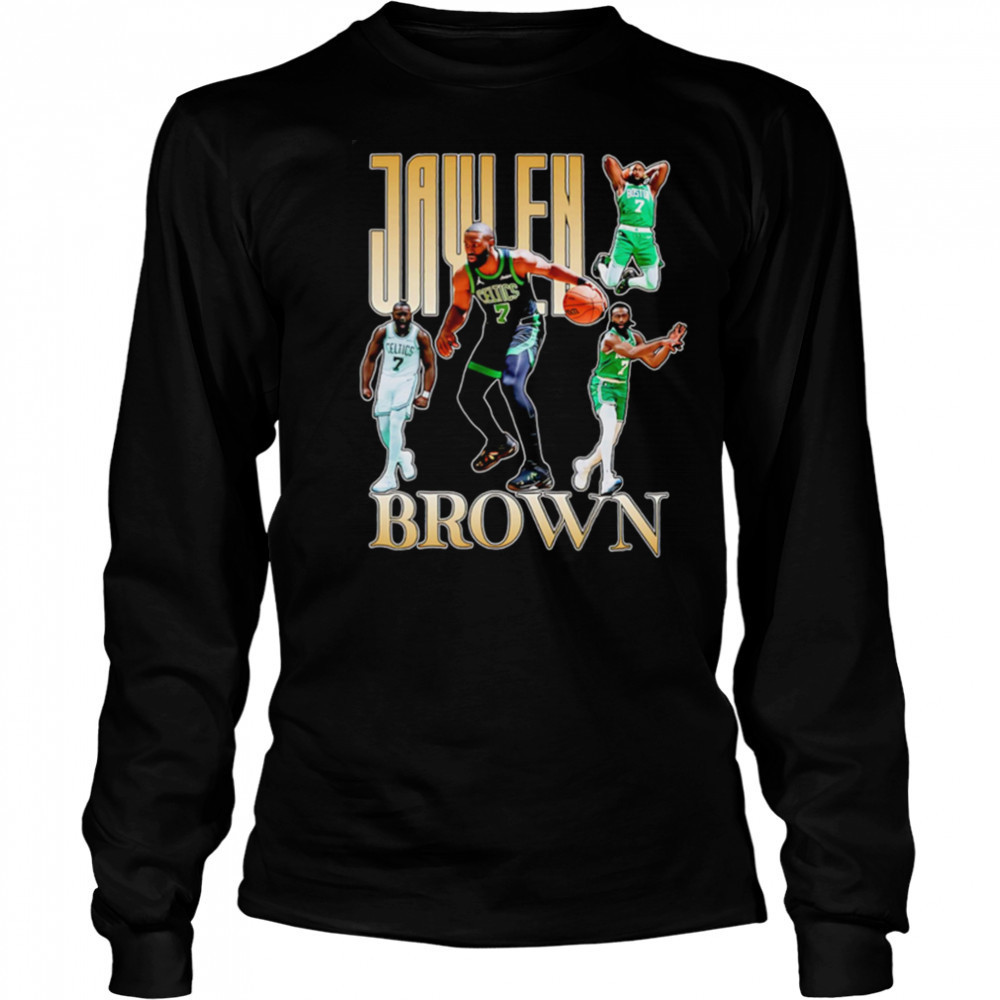 Jaylen Brown Boston Celtics 2025 Nba Playoffs shirt Long Sleeved