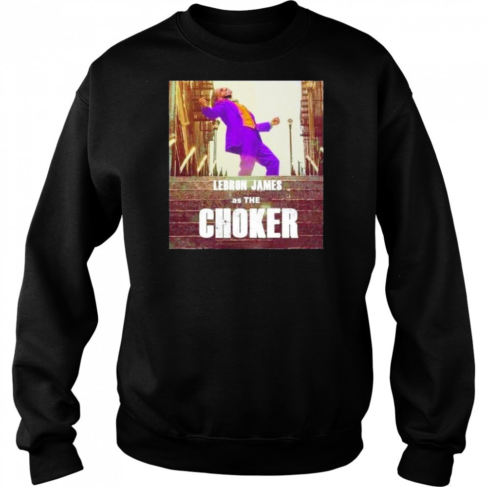 LeBron James as the choker Los Angeles Lakers shirt Hoodie