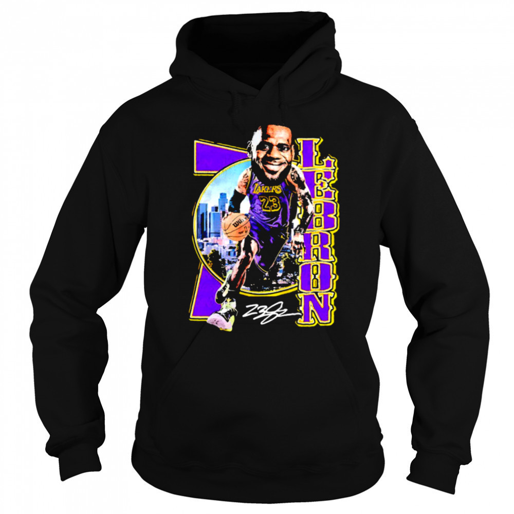 LeBron James Los Angeles Lakers big head signature shirt Sweatshirt