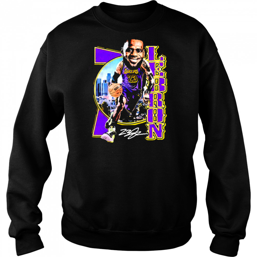 LeBron James Los Angeles Lakers big head signature shirt Hoodie
