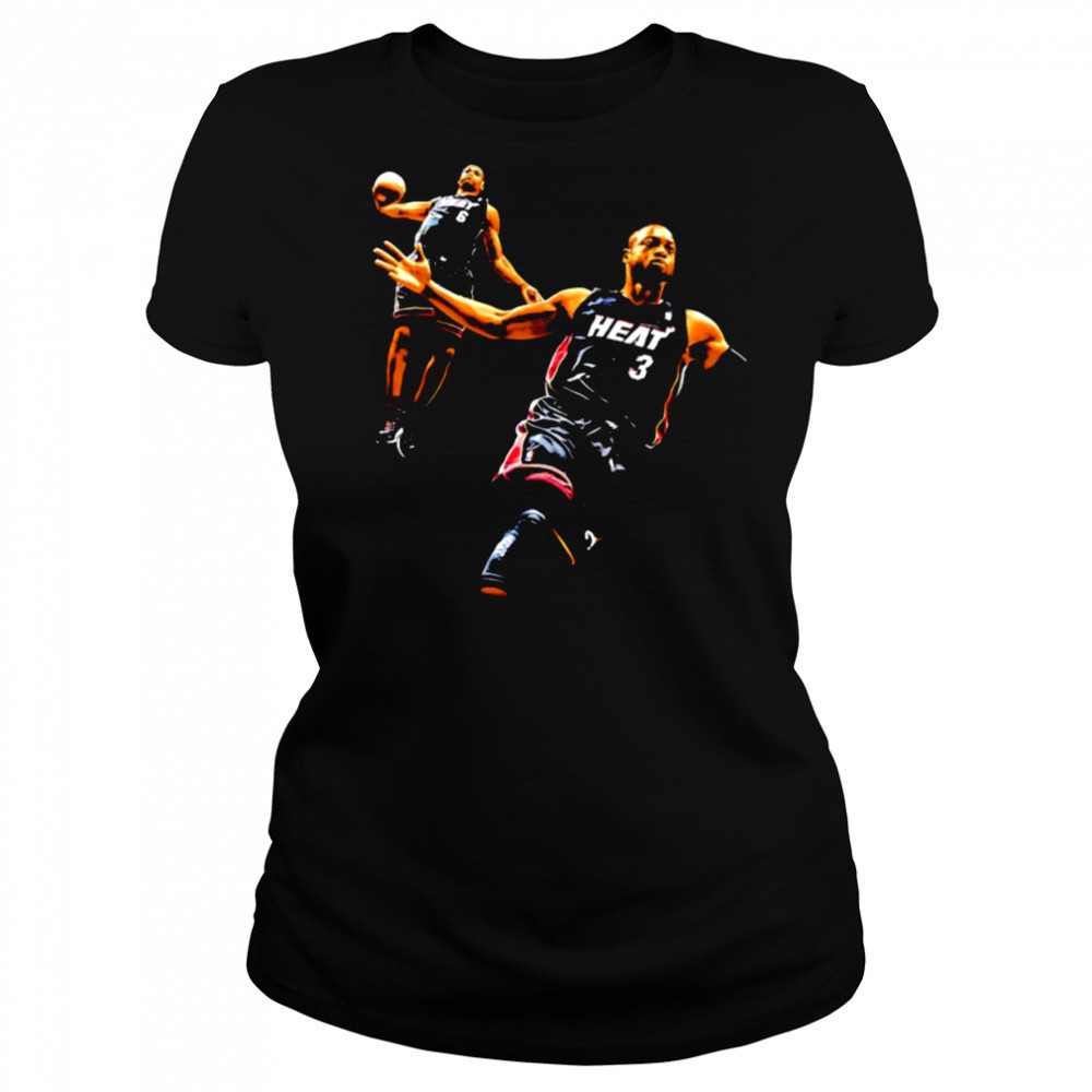 Lebron James X Dwayne Wade Graphic shirt Women's T-shirt