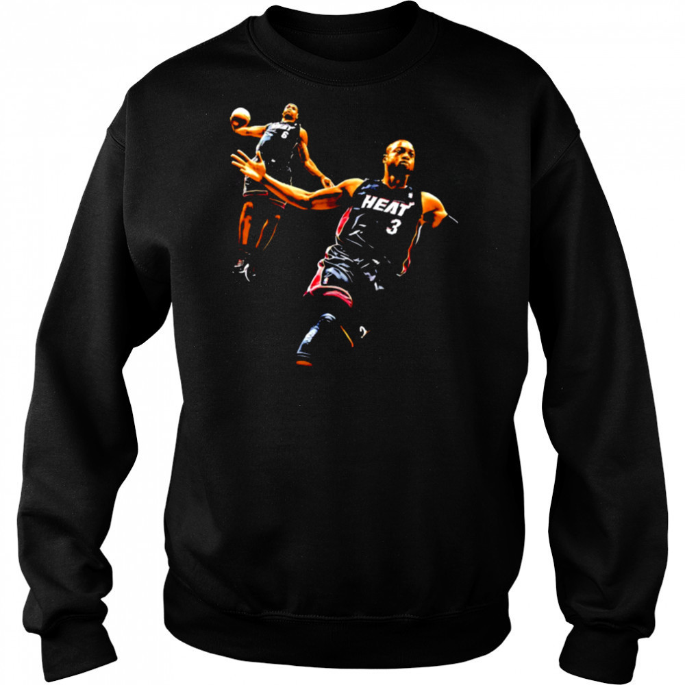 Lebron James X Dwayne Wade Graphic shirt Hoodie