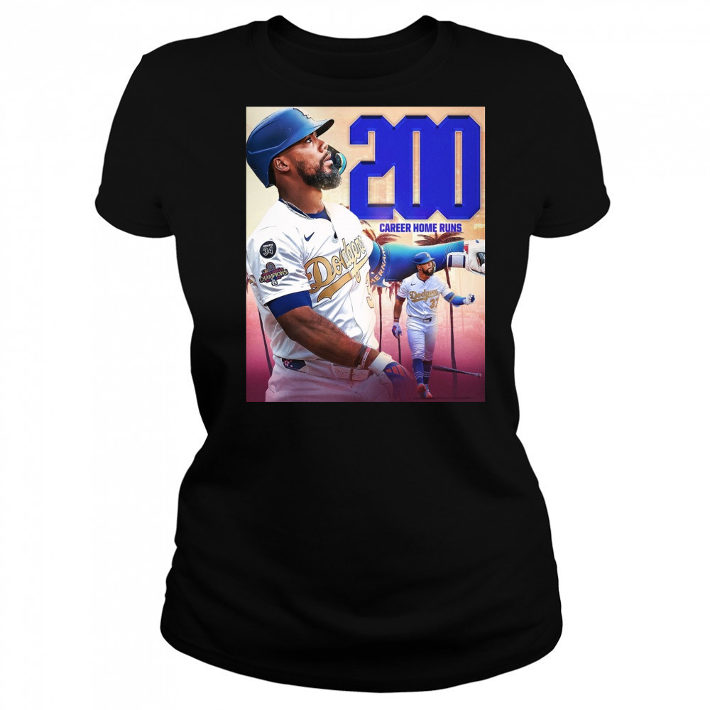 Los Angeles Dodgers Win Pittsburgh Pirates Teoscar Hernández 200 Career Home Runs Poster t-shirt Women's T-shirt