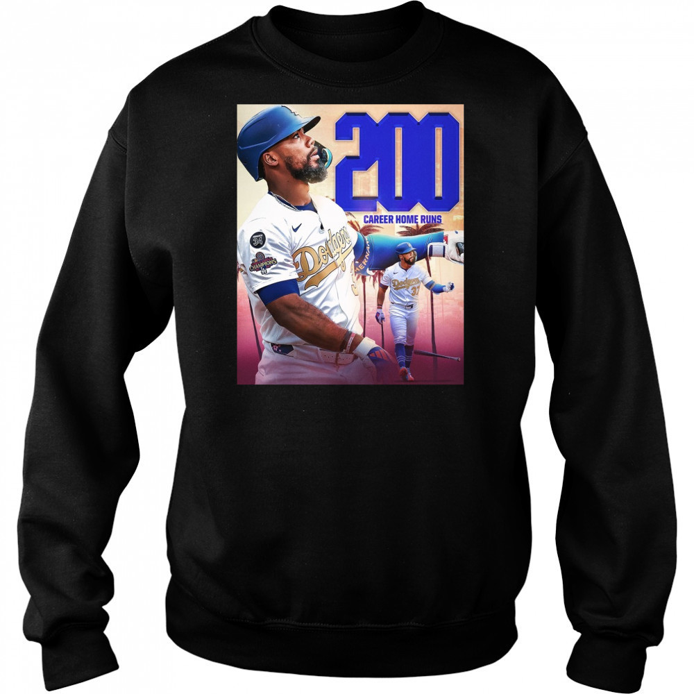 Los Angeles Dodgers Win Pittsburgh Pirates Teoscar Hernández 200 Career Home Runs Poster t-shirt Hoodie
