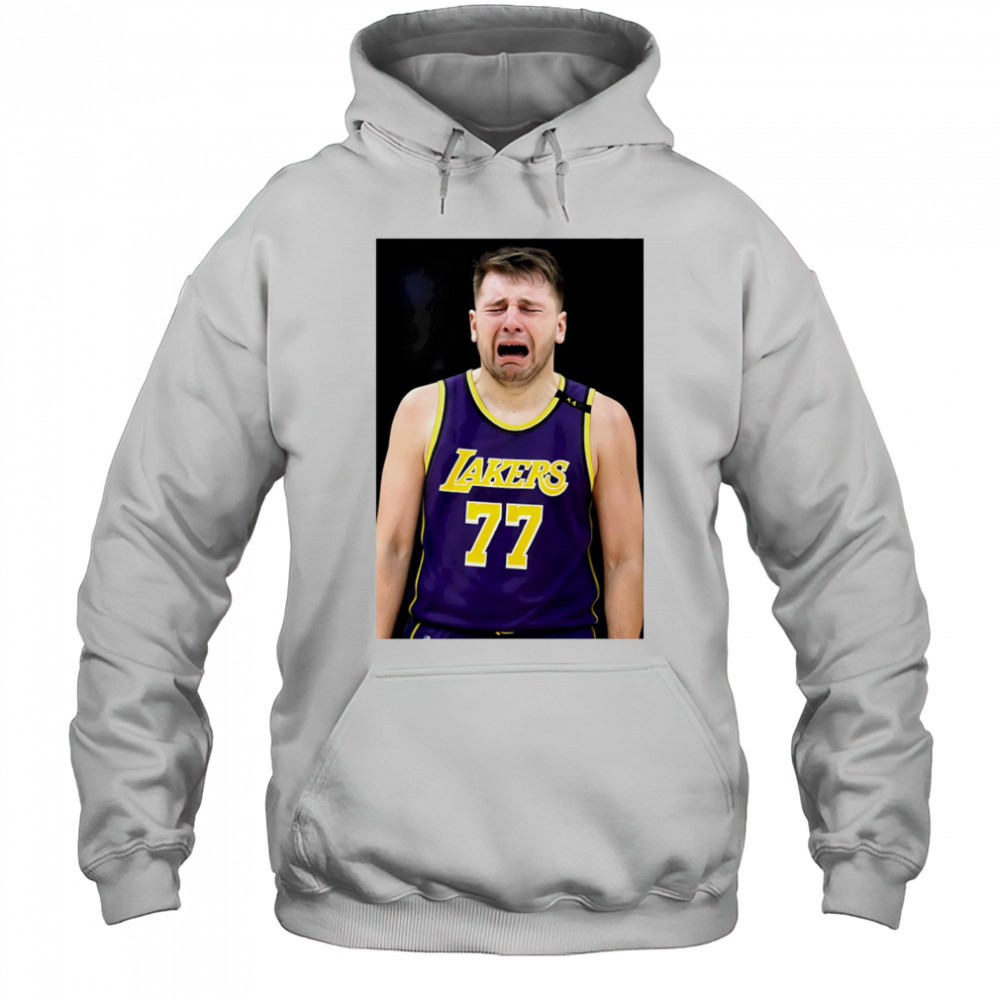 Luka Doncic crying funny shirt Hoodie