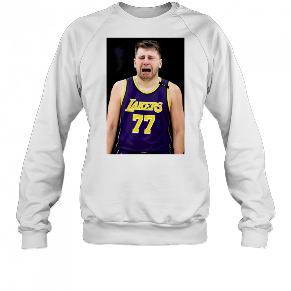 Luka Doncic crying funny shirt Sweatshirt