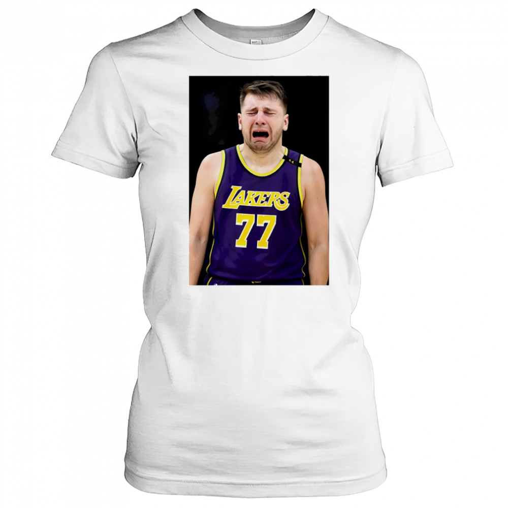 Luka Doncic crying funny shirt Women's T-shirt