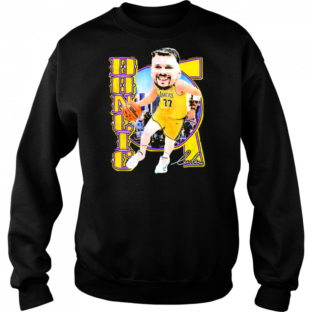 Luka Dončić Los Angeles Lakers big head signature shirt Hoodie