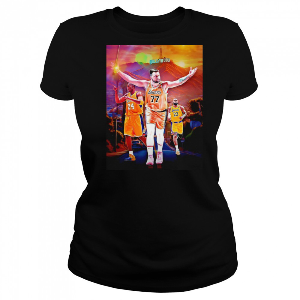Luka Doncic the Most PPG in Lakers playoff history shirt Women's T-shirt