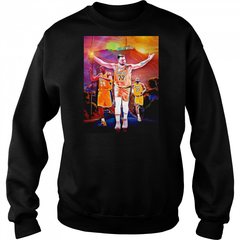 Luka Doncic the Most PPG in Lakers playoff history shirt Hoodie