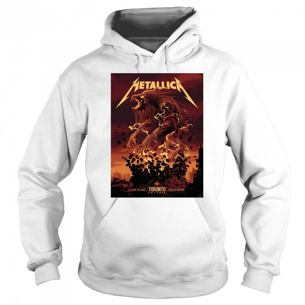 Metallica M72 Tonight In Toronto April 26 2025 Rogers Centre t-shirt Sweatshirt