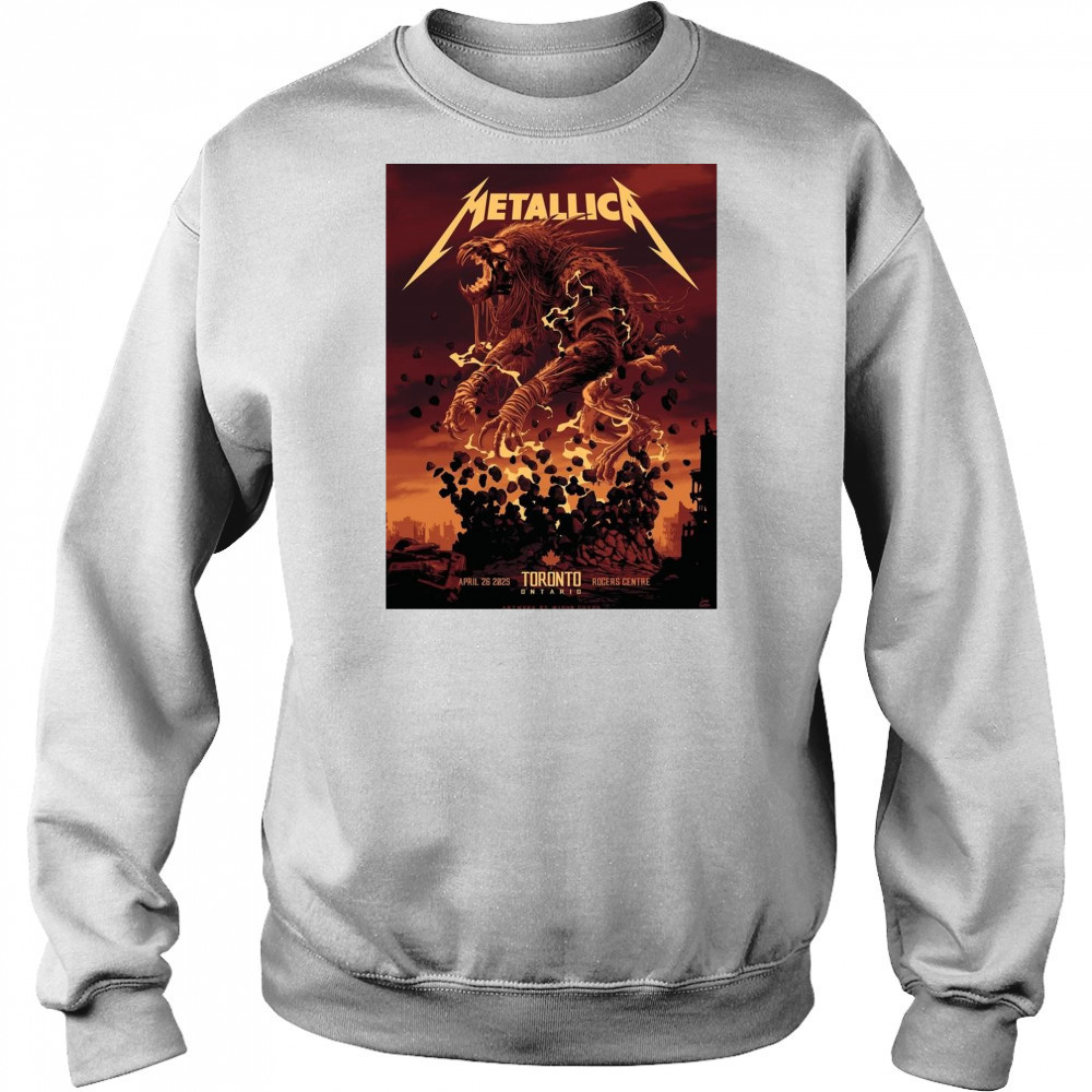 Metallica M72 Tonight In Toronto April 26 2025 Rogers Centre t-shirt Hoodie