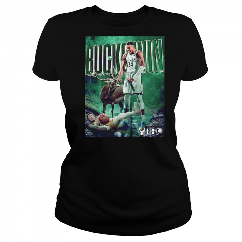 Milwaukee Bucks beat Indiana Pacers win NBA shirt Women's T-shirt