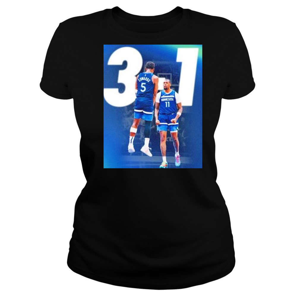 Minnesota Timberwolves beat 3 1 Los Angeles Lakers win shirt Women's T-shirt