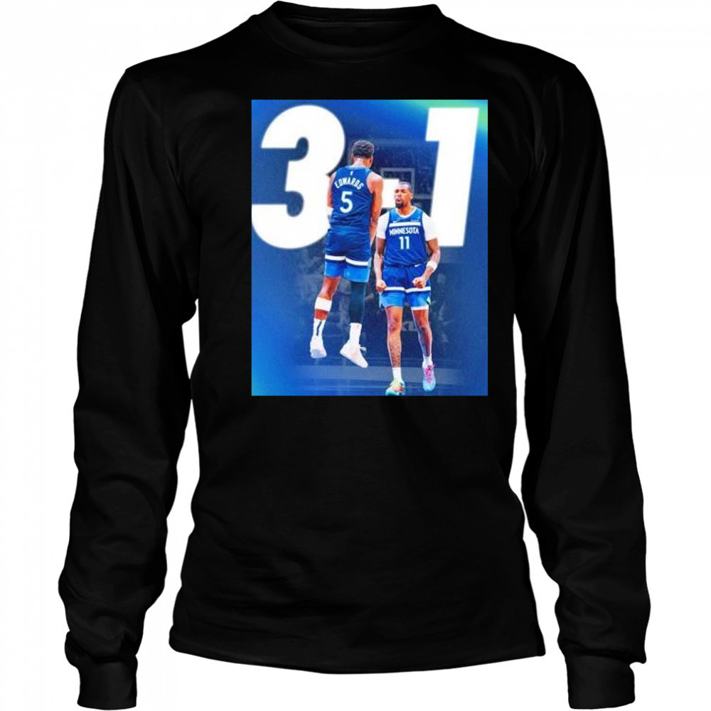 Minnesota Timberwolves beat 3 1 Los Angeles Lakers win shirt Long Sleeved