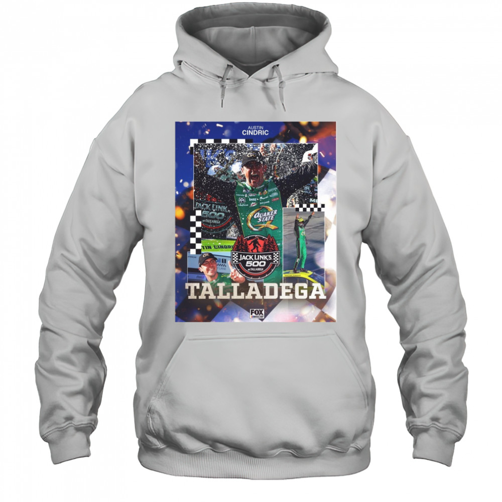 NASCAR Austin Cindric Scores His Third Career Cup Series Jack Link’s 500 At Talladega Poster t-shirt Hoodie