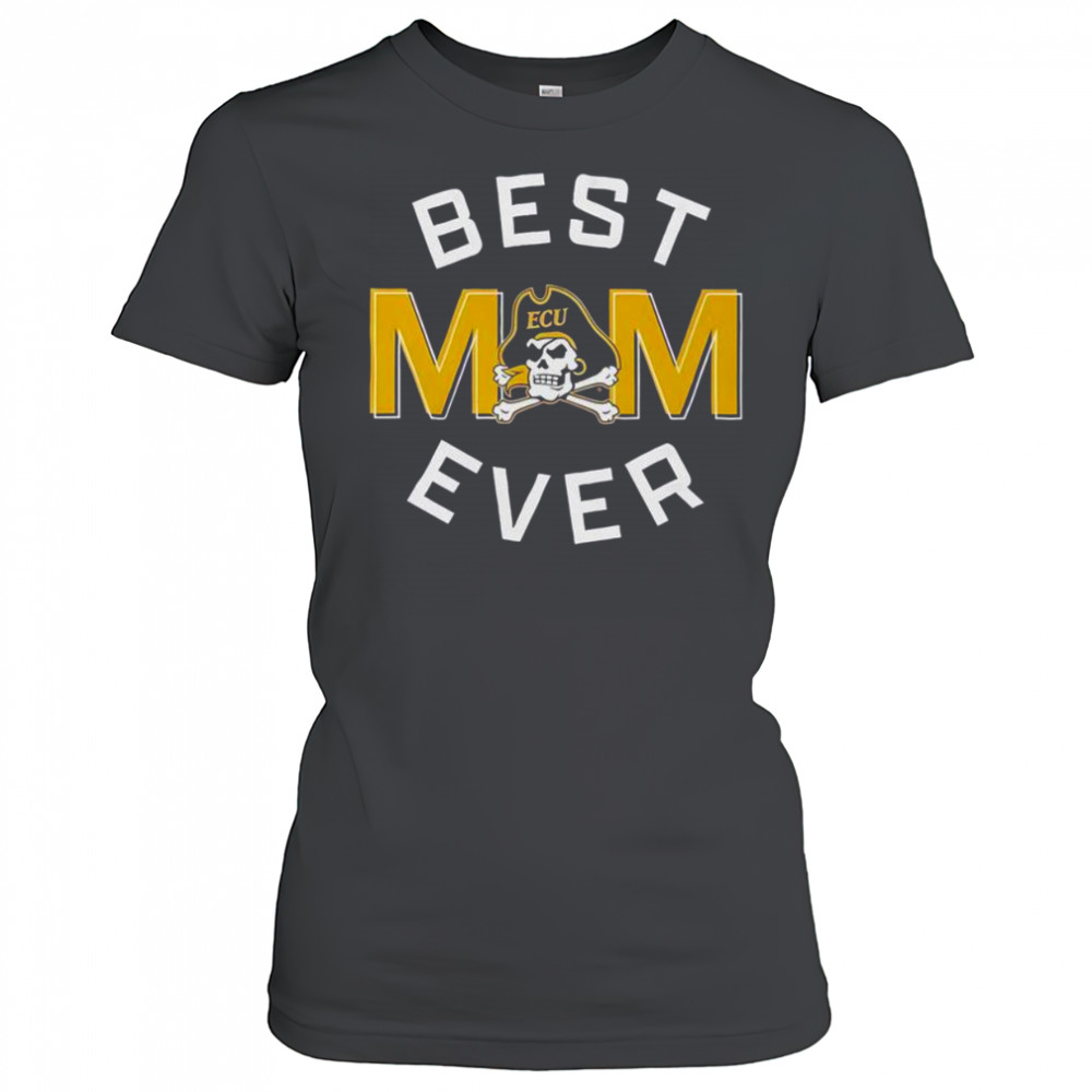 Official East Carolina Pirates Best Mom Ever T-Shirt Women's T-shirt