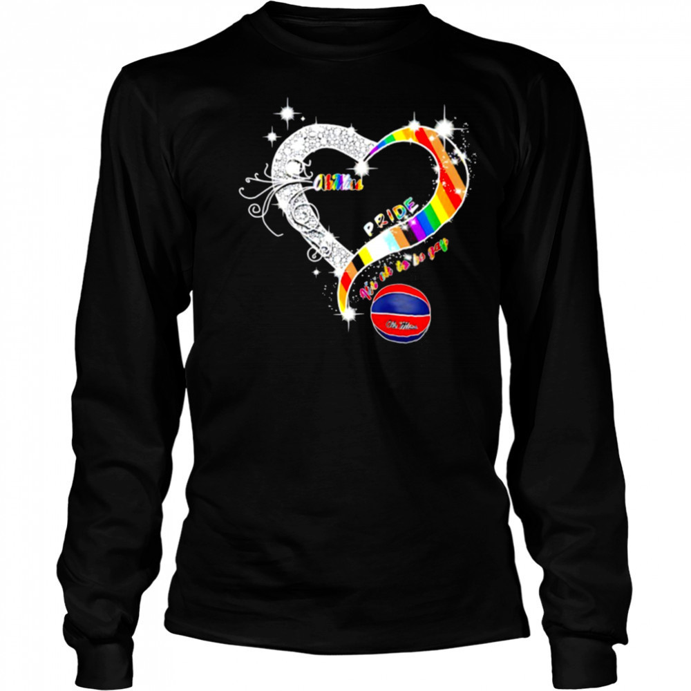 Ole Miss Rebels Pride it’s ok to be gay shirt Long Sleeved