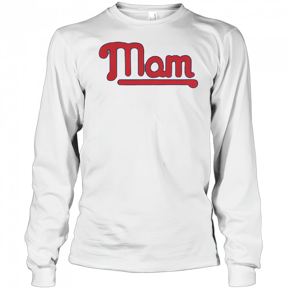 Philadelphia Baseball Mom shirt Long Sleeved