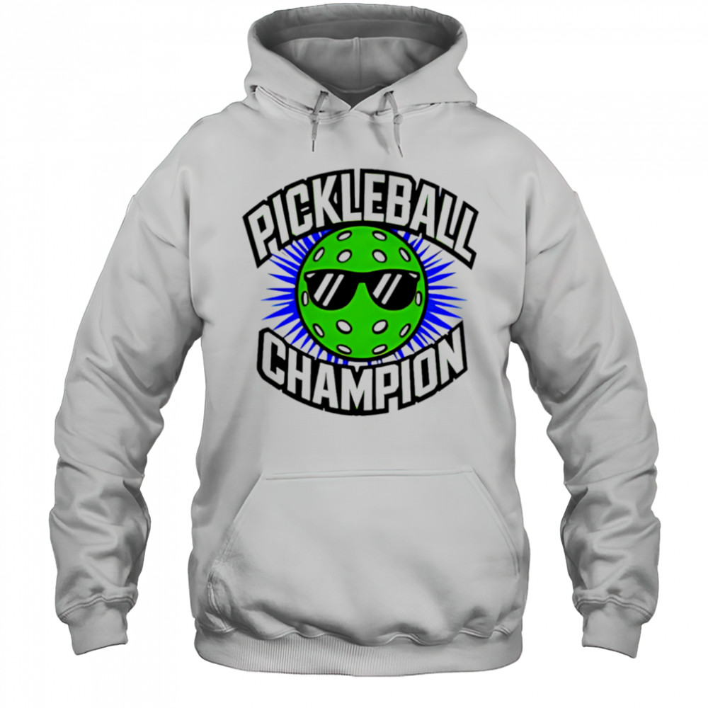 Pickleball Champion wear glasses shirt Hoodie