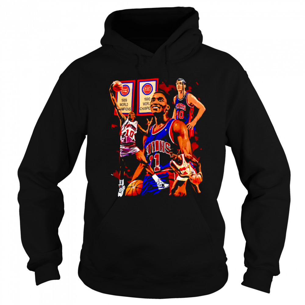 Pistons World champions 1989 graphic retro shirt Sweatshirt