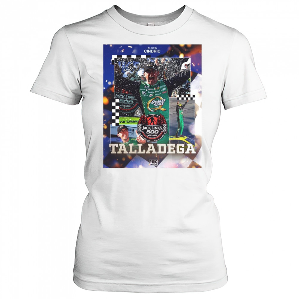 Poster NASCAR Austin Cindric Scores His Third Career Cup Series Jack Link’s 500 At Talladega t-shirt Women's T-shirt