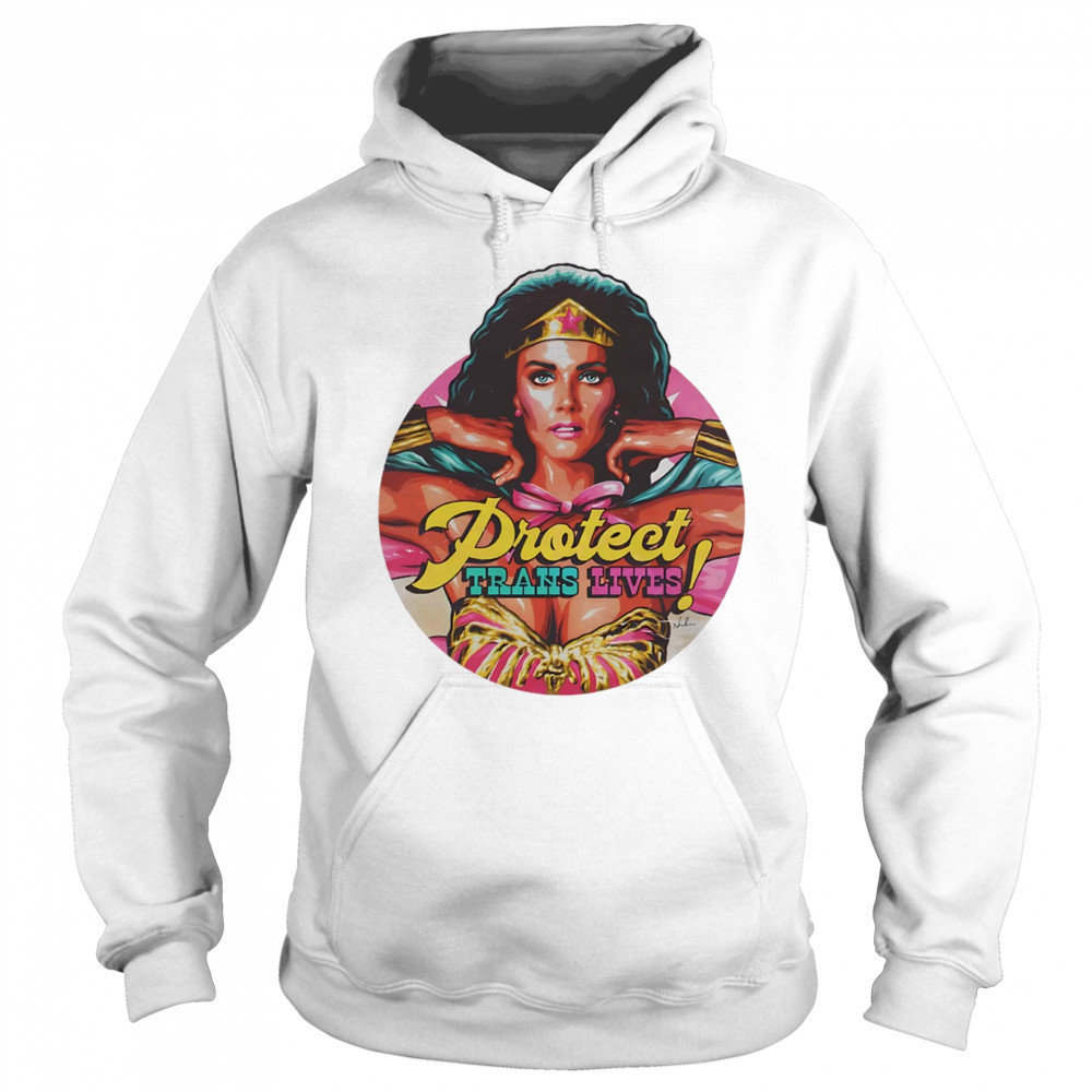 Protect Trans Lives Wonder Woman shirt Sweatshirt