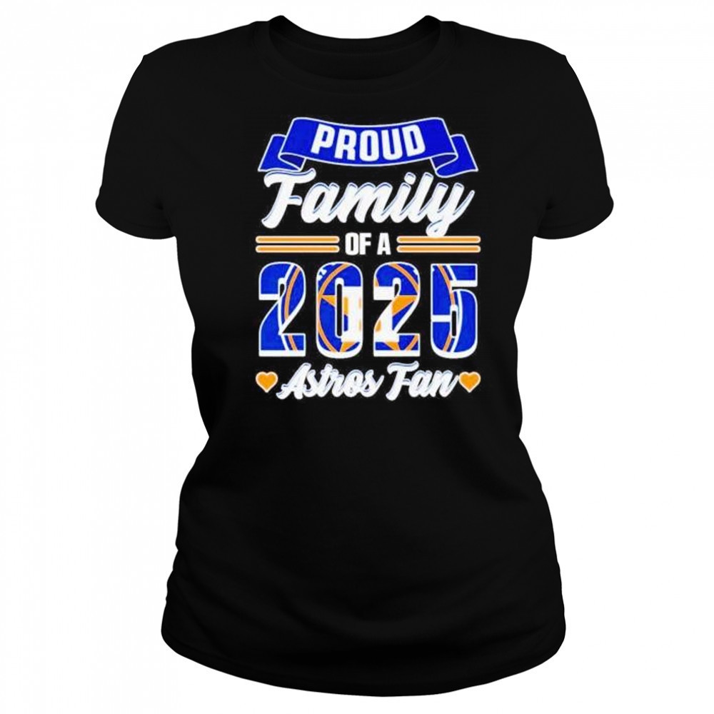 Proud family of a 2025 Houston Astros fan shirt Women's T-shirt