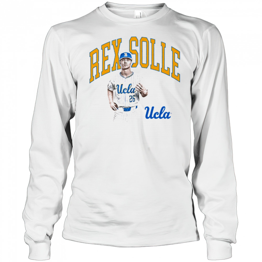 Rex Solle UCLA Bruins Baseball NCAA Division I Portrait t-shirt Long Sleeved