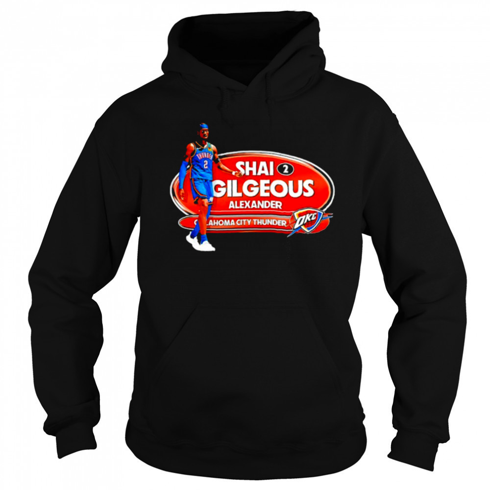 Shai Gilgeous Alexander OKC Thunder Basketball Playoffs 2025 shirt Sweatshirt