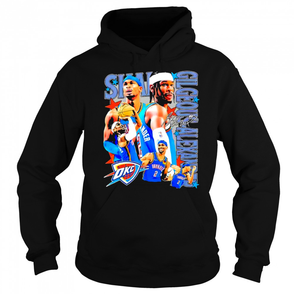 Shai Gilgeous Alexander Oklahoma City Thunder player collage shirt Sweatshirt