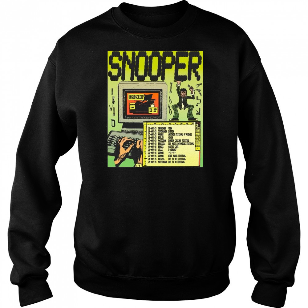 Snooper EU 2025 Tour Shirt Hoodie