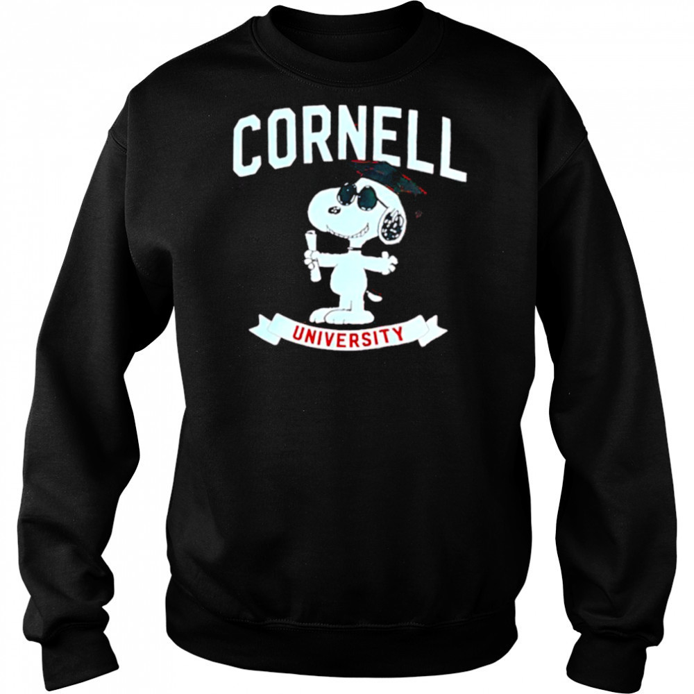 Snoopy Grad Cornell University shirt Hoodie
