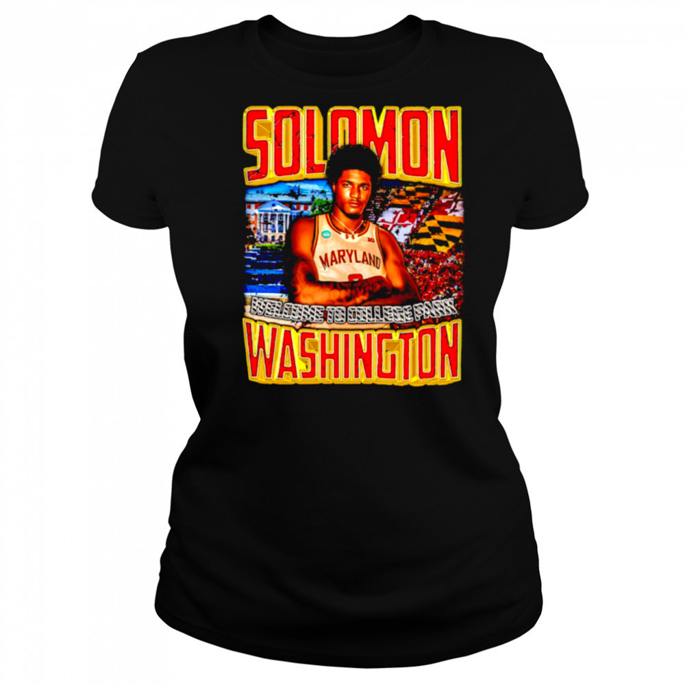 Solomon Washington Maryland welcome to college park shirt Women's T-shirt