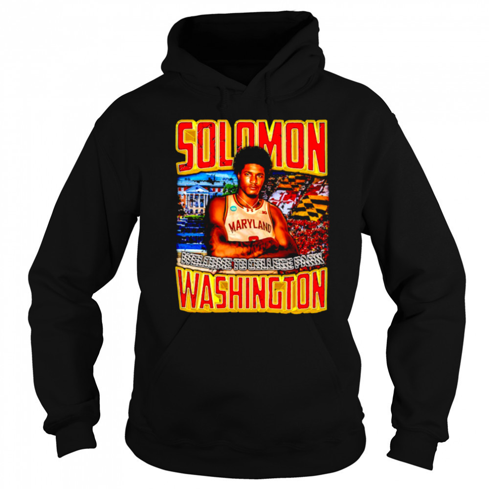 Solomon Washington Maryland welcome to college park shirt Sweatshirt