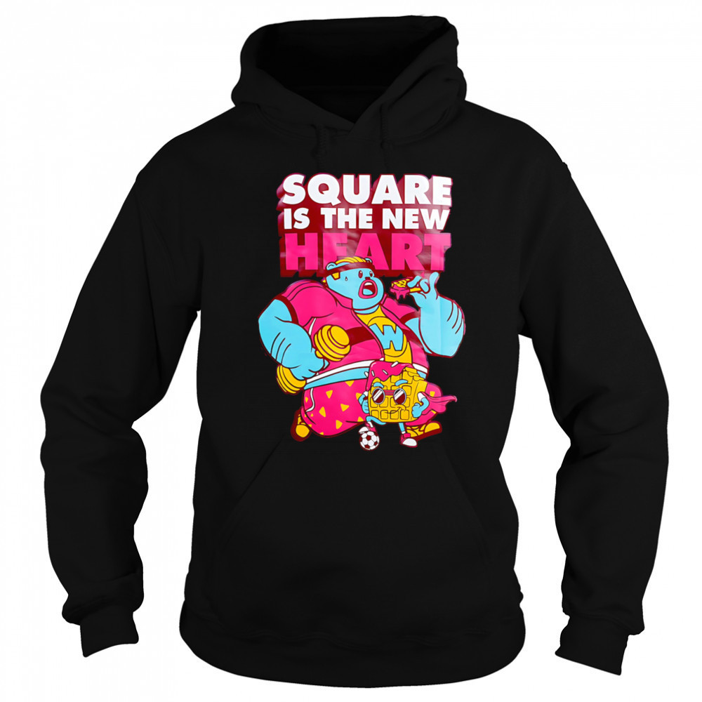 Square is the new heart shirt Sweatshirt
