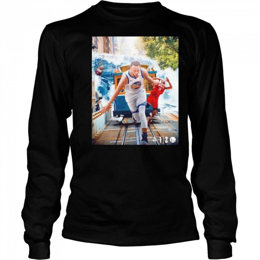 Stephen Curry Golden State Warriors win Houston Rockets 2 1 shirt Long Sleeved