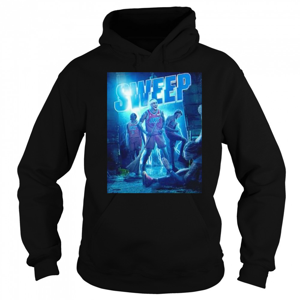 Sweep Oklahoma City Thunder game 4 win Memphis Grizzlies player shirt Sweatshirt