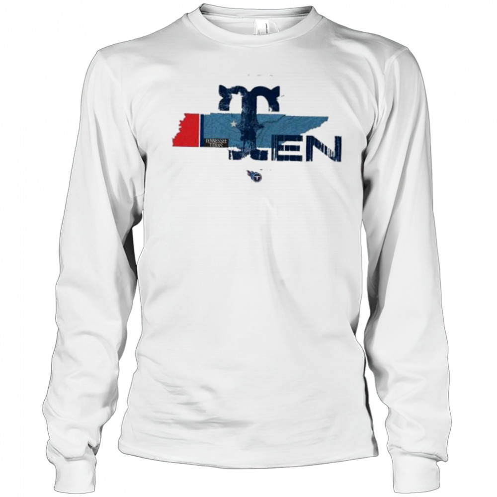 Tennessee Titans 2025 NFL Draft cluster shirt Long Sleeved