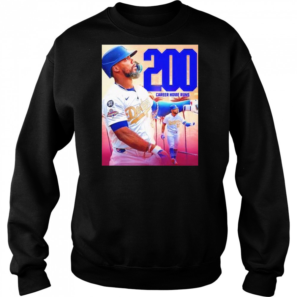 Teoscar Hernandez 200 career home runs Los Angeles Dodgers shirt Hoodie