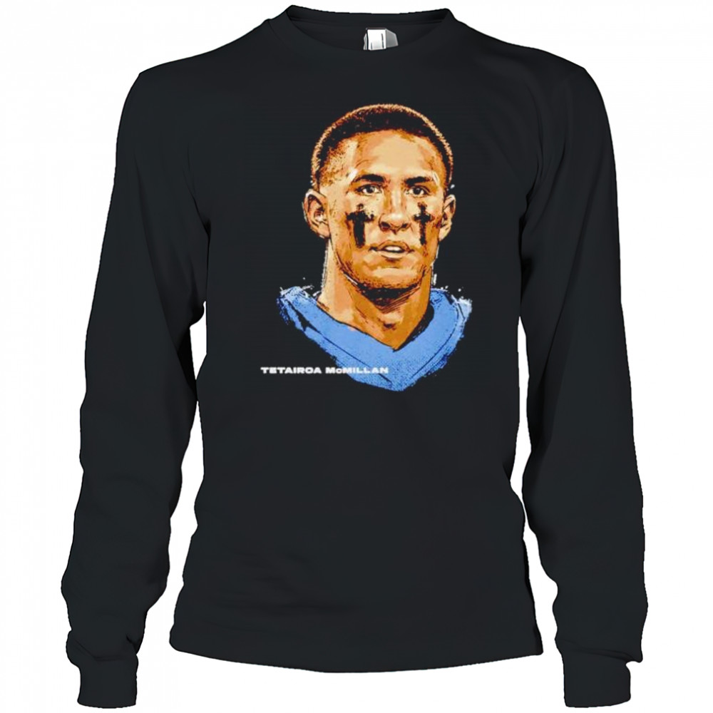 Tetairoa McMillan Carolina Panthers portrait shirt Long Sleeved