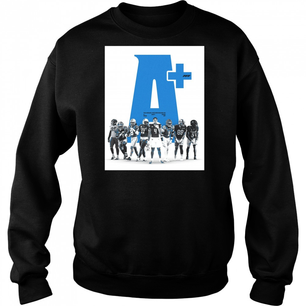 The Carolina Panthers Received An A+ Draft Grade From PFF Cam Jackson Lathan Ransom Poster t-shirt Hoodie